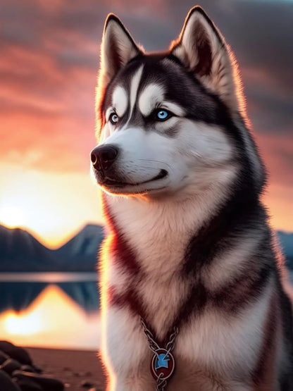 Husky Dog | Diamond Painting