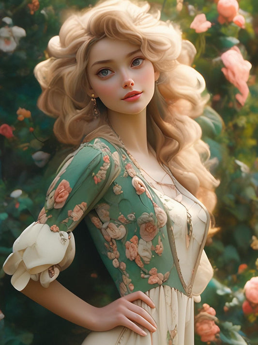 Beautiful Girl | Diamond Painting