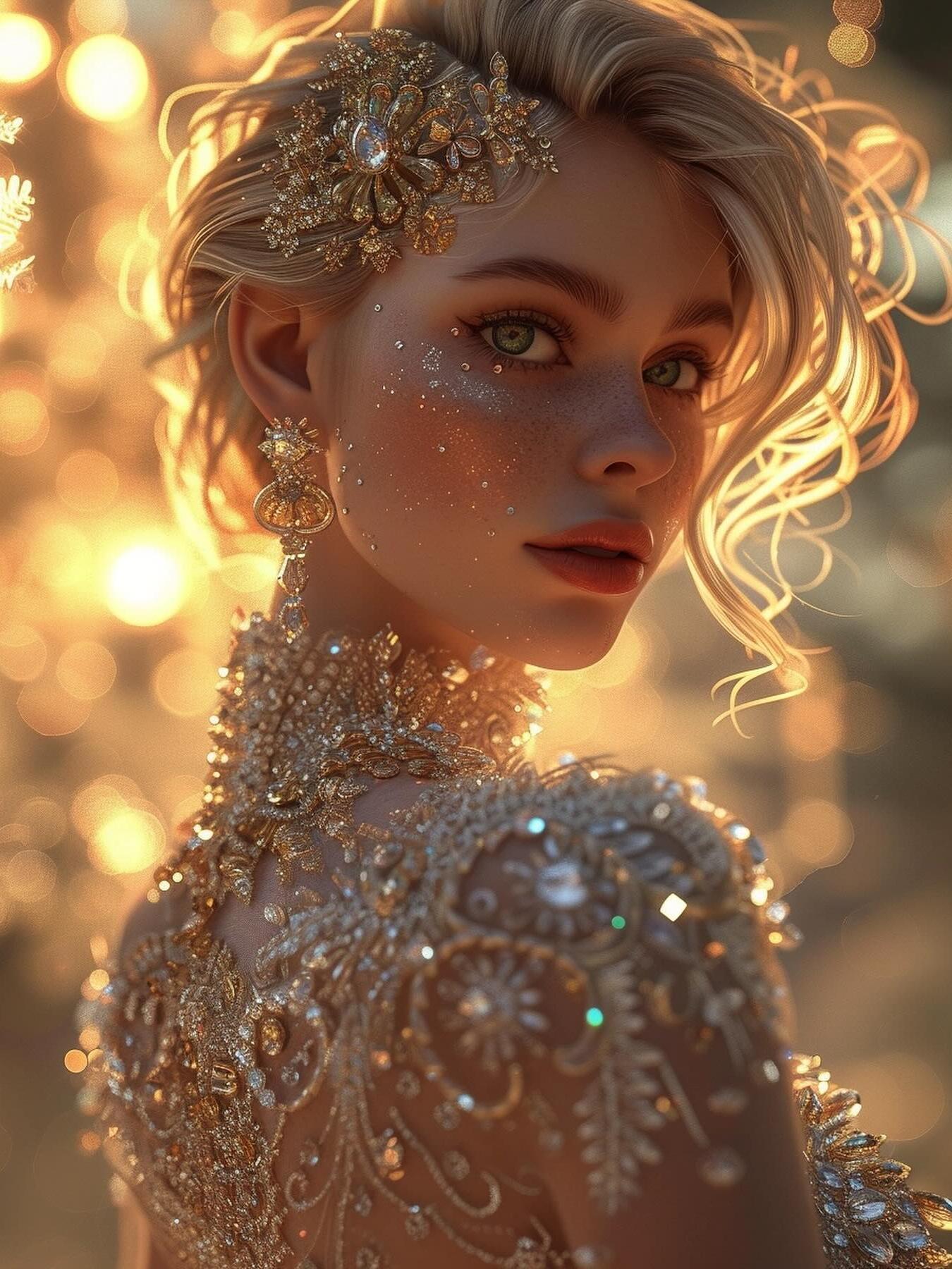 Beautiful Girl | Diamond Painting