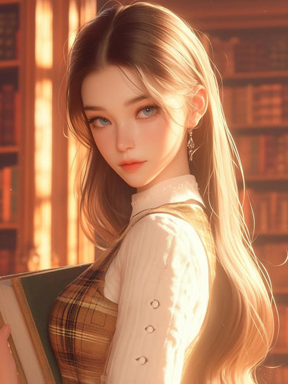 Beautiful Girl | Diamond Painting