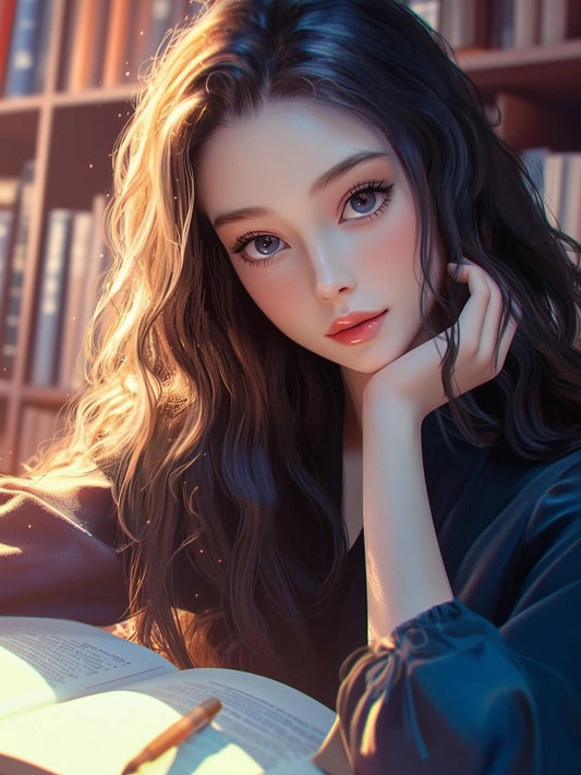 Beautiful Girl | Diamond Painting