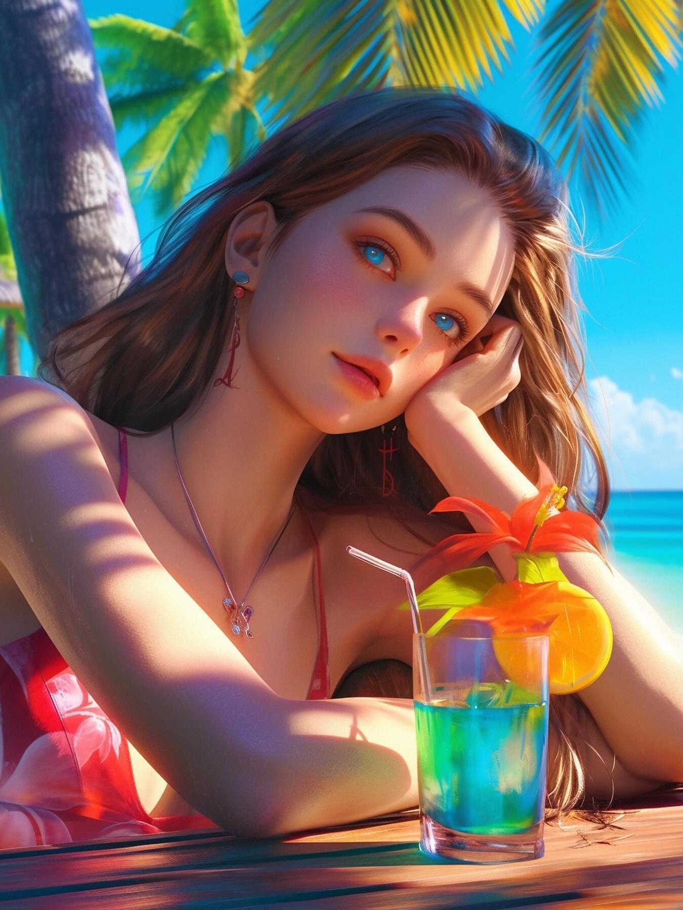 Beautiful Girl | Diamond Painting