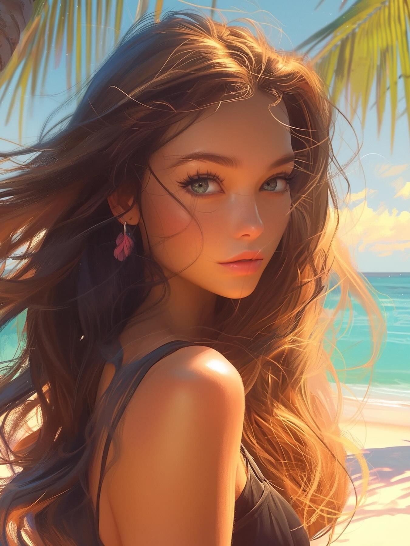 Beautiful Girl | Diamond Painting