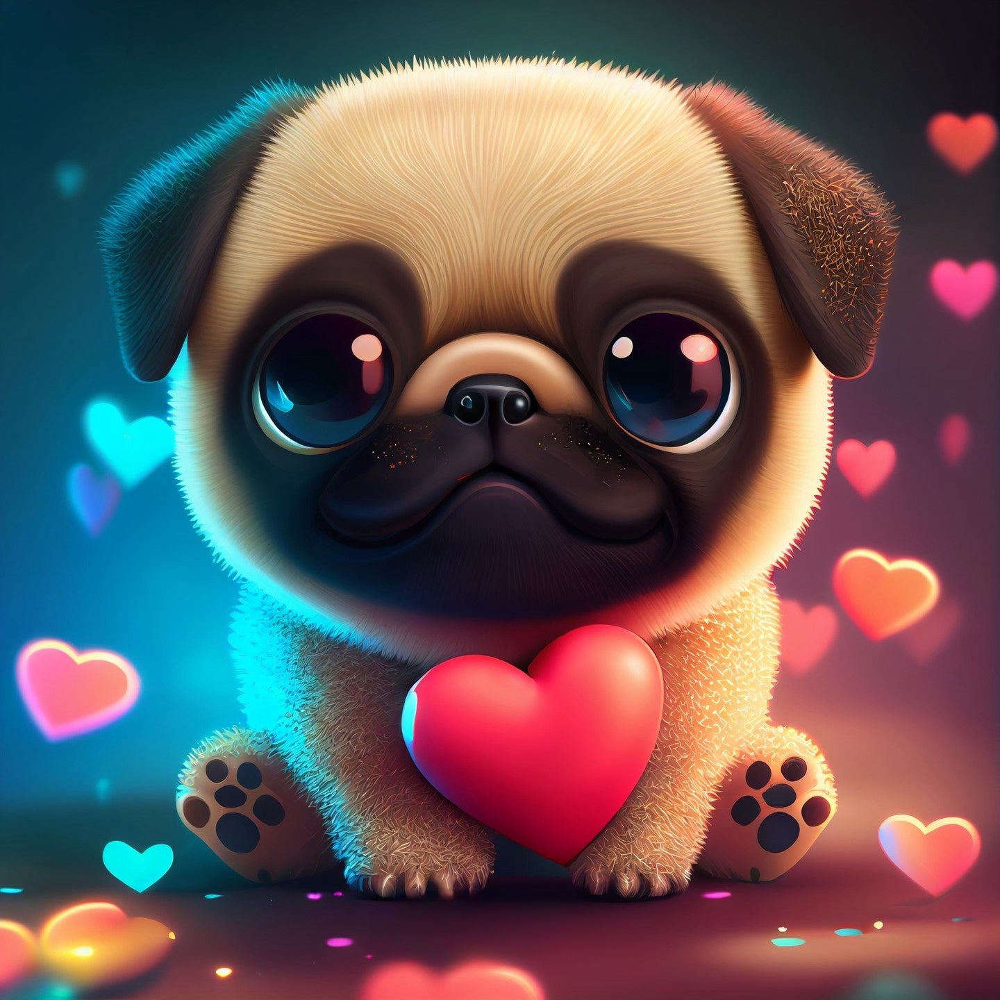 Pug Dog | Diamond Painting