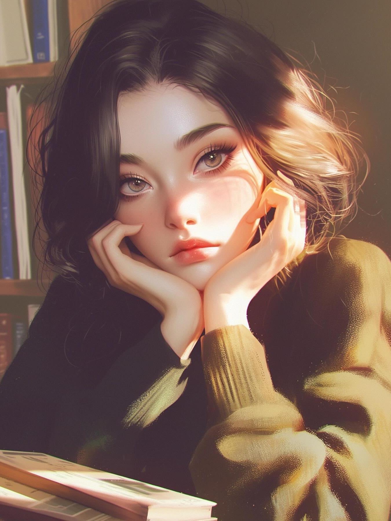 Beautiful Girl | Diamond Painting