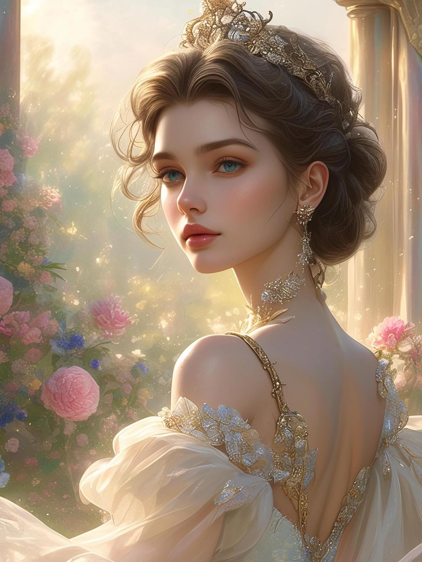 Beautiful Girl | Diamond Painting