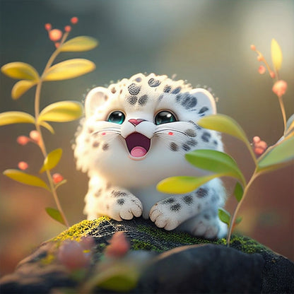Snow Leopard | Diamond Painting