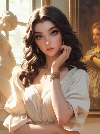 Beautiful Girl | Diamond Painting