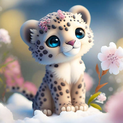 Snow Leopard | Diamond Painting