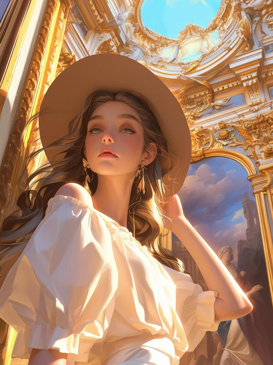 Beautiful Girl | Diamond Painting