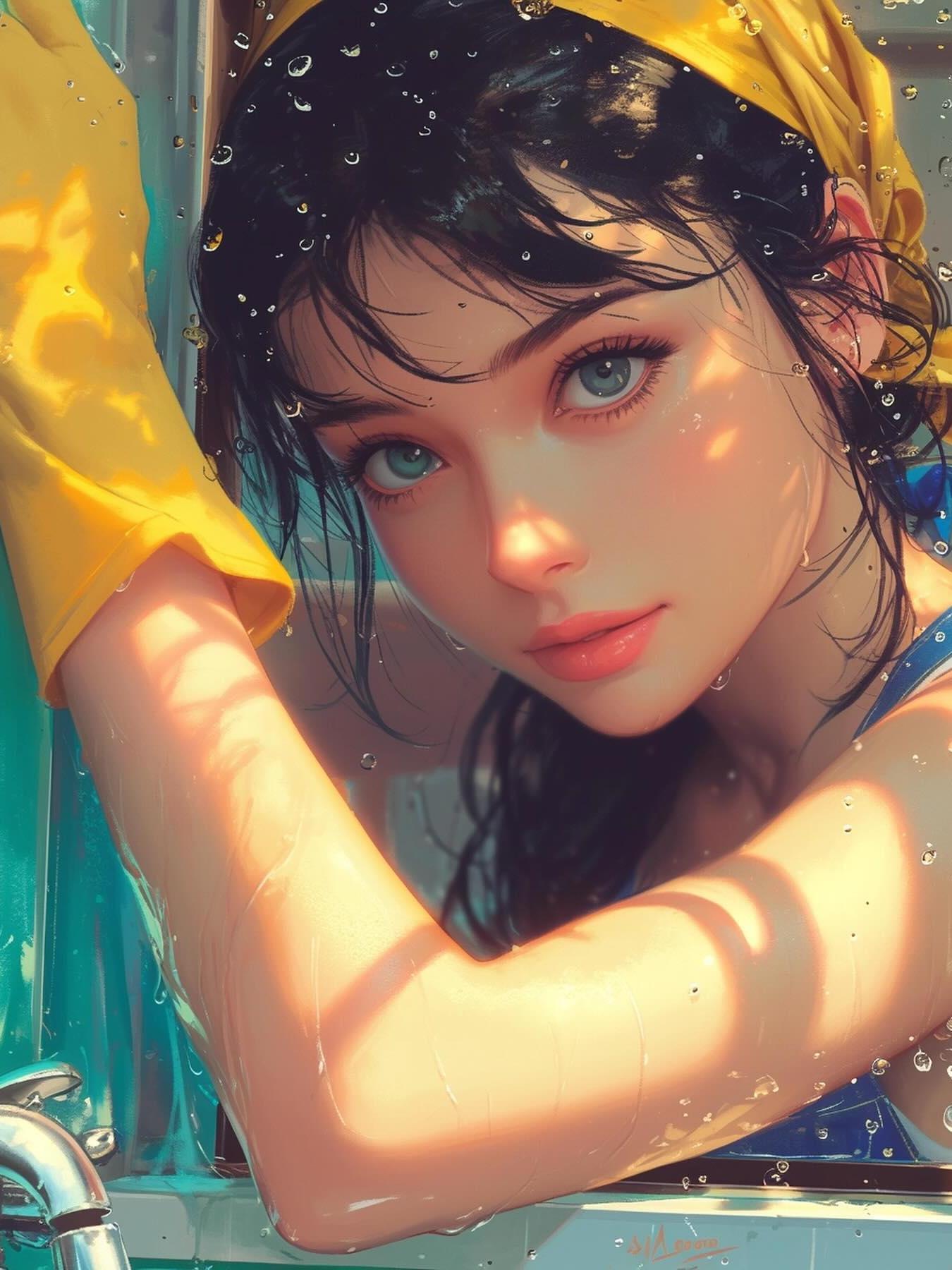 Beautiful Girl | Diamond Painting