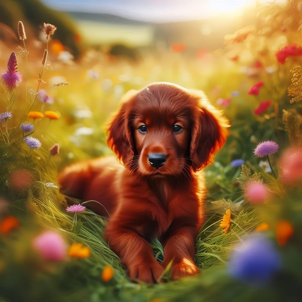 Irish Setter Dog | Diamond Painting