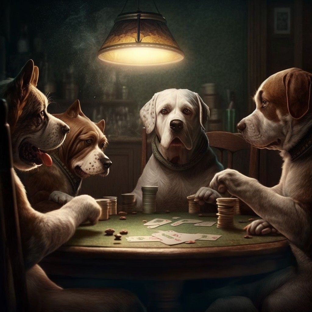 Playing Poker Dog | Diamond Painting