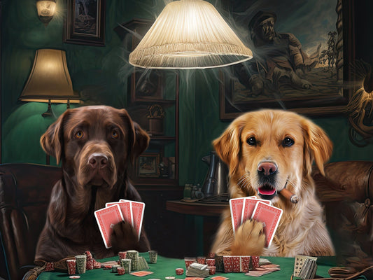 Playing Poker Dog | Diamond Painting