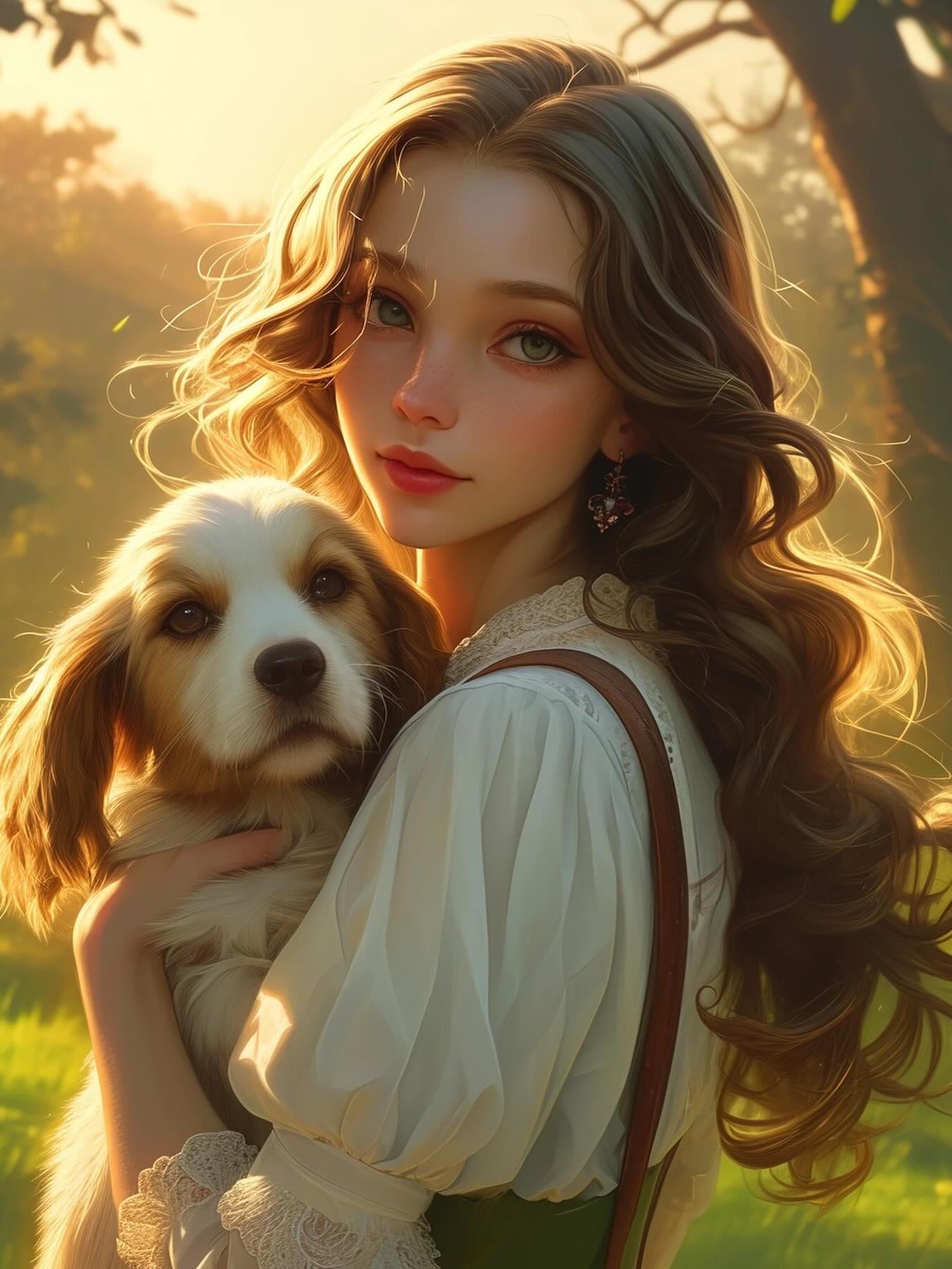 Beautiful Girl | Diamond Painting