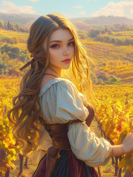 Beautiful Girl | Diamond Painting