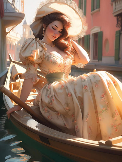 Beautiful Girl | Diamond Painting