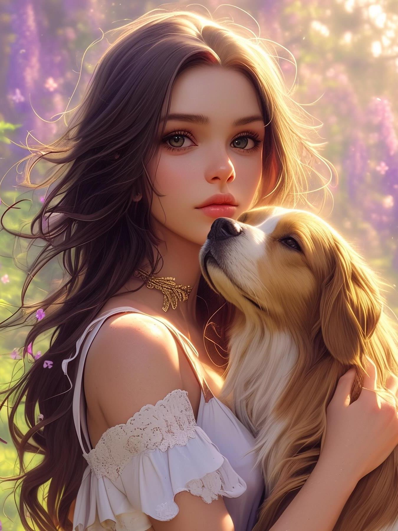 Beautiful Girl | Diamond Painting