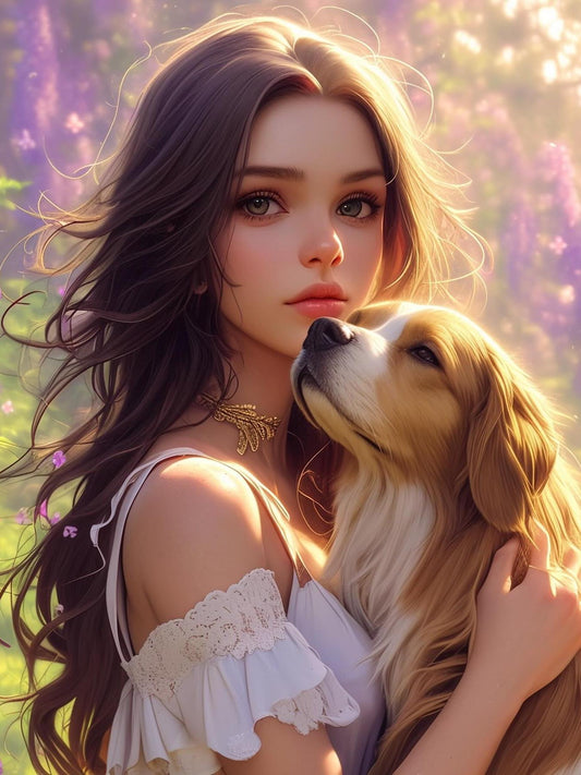 Beautiful Girl | Diamond Painting