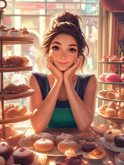 Beautiful Girl | Diamond Painting