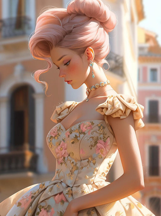Beautiful Girl | Diamond Painting