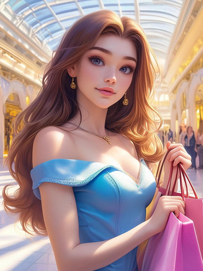 Beautiful Girl | Diamond Painting