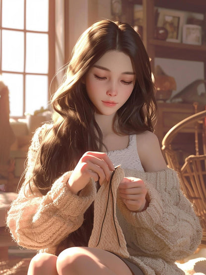 Beautiful Girl | Diamond Painting