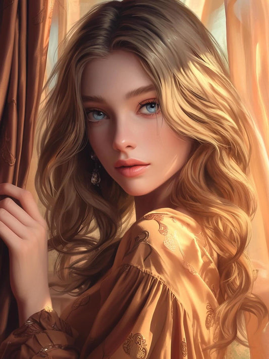 Beautiful Girl | Diamond Painting