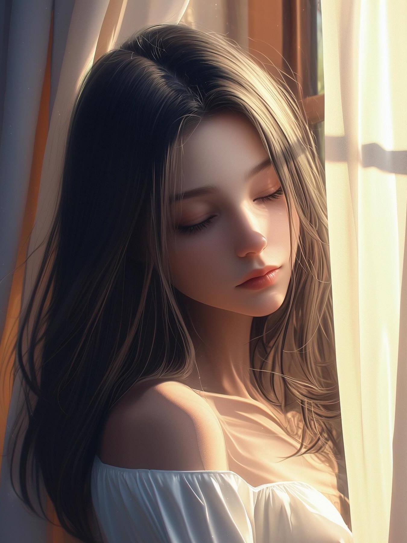 Beautiful Girl | Diamond Painting