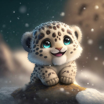 Snow Leopard | Diamond Painting