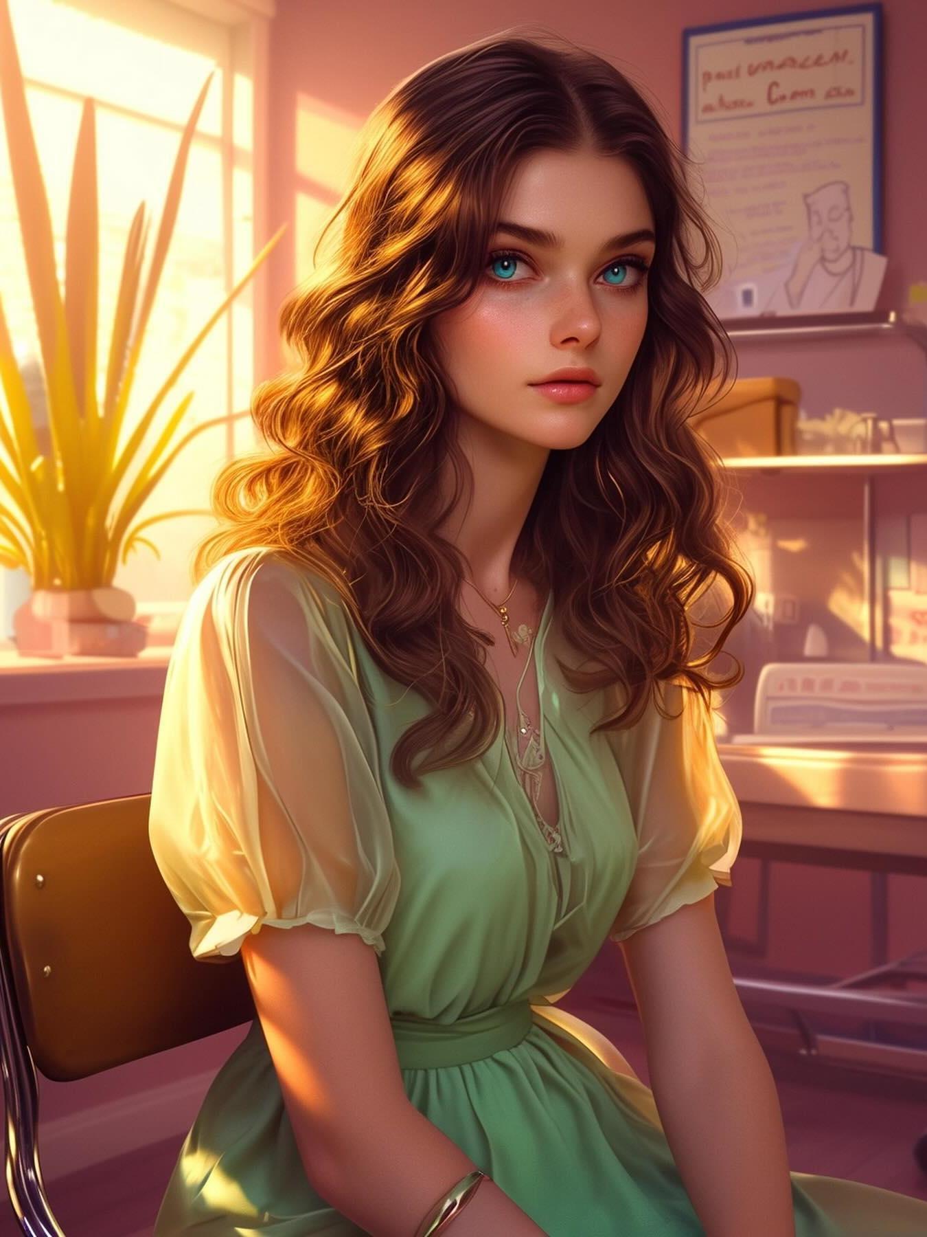 Beautiful Girl | Diamond Painting