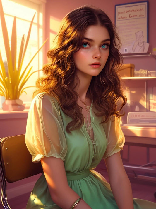 Beautiful Girl | Diamond Painting