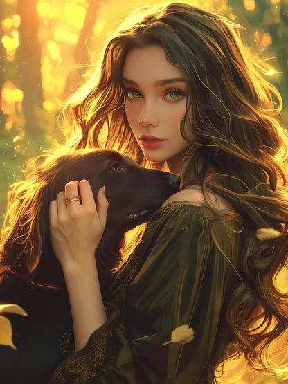 Beautiful Girl | Diamond Painting