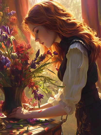 Beautiful Girl | Diamond Painting