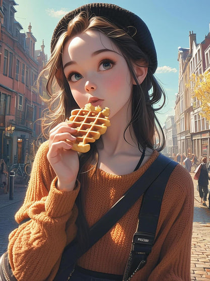 Beautiful Girl | Diamond Painting