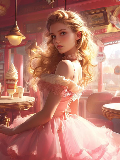 Beautiful Girl | Diamond Painting