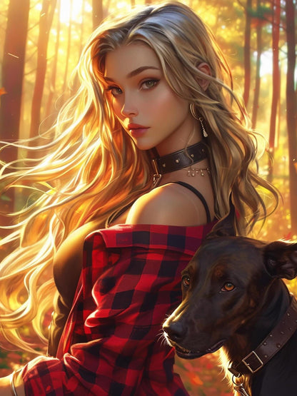 Beautiful Girl | Diamond Painting