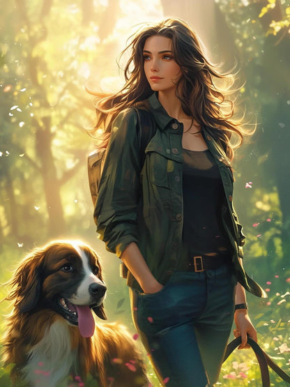 Beautiful Girl | Diamond Painting