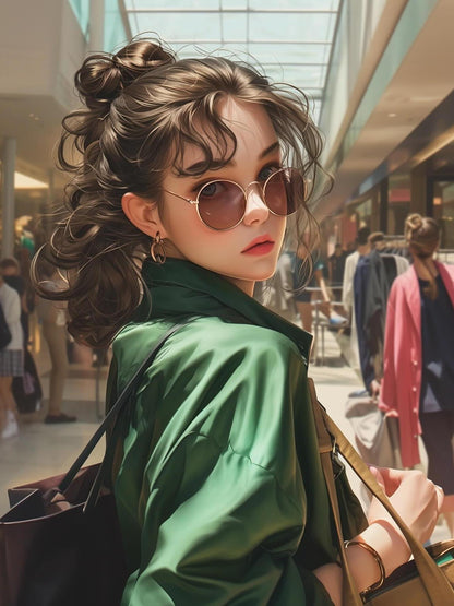 Beautiful Girl | Diamond Painting