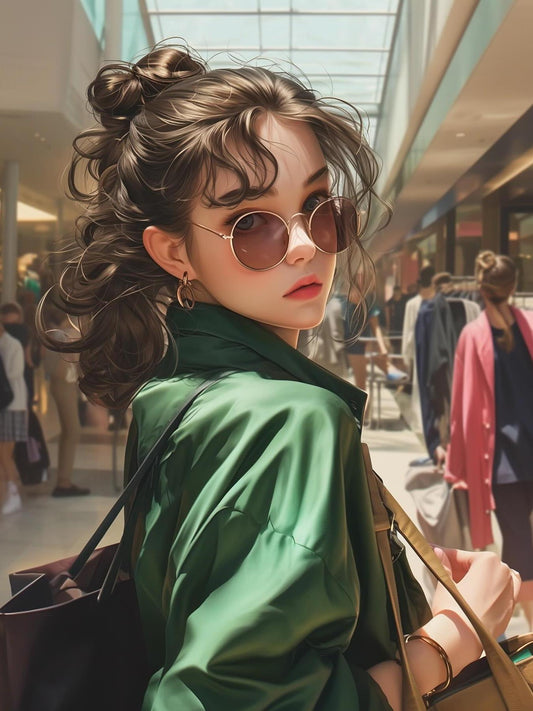 Beautiful Girl | Diamond Painting