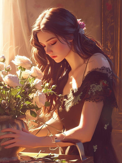 Beautiful Girl | Diamond Painting