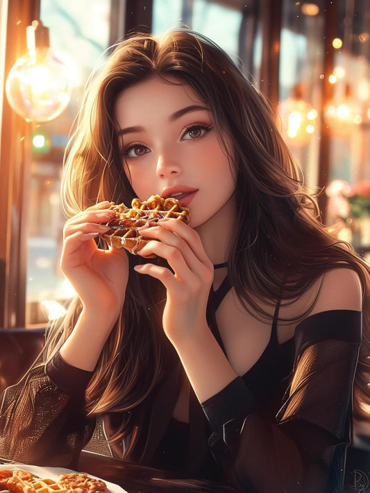 Beautiful Girl | Diamond Painting