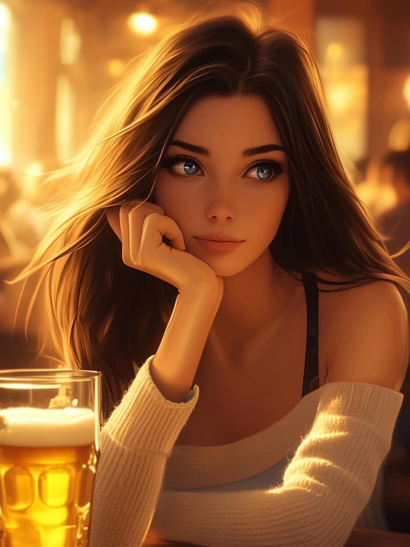 Beautiful Girl | Diamond Painting