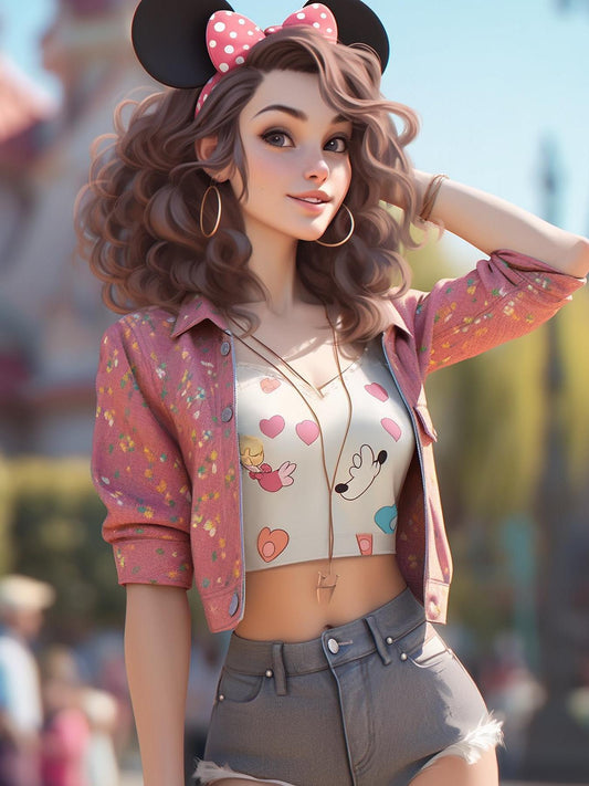 Beautiful Girl | Diamond Painting