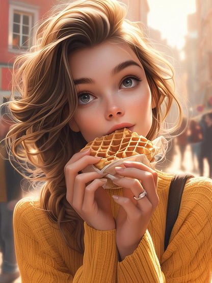 Beautiful Girl | Diamond Painting