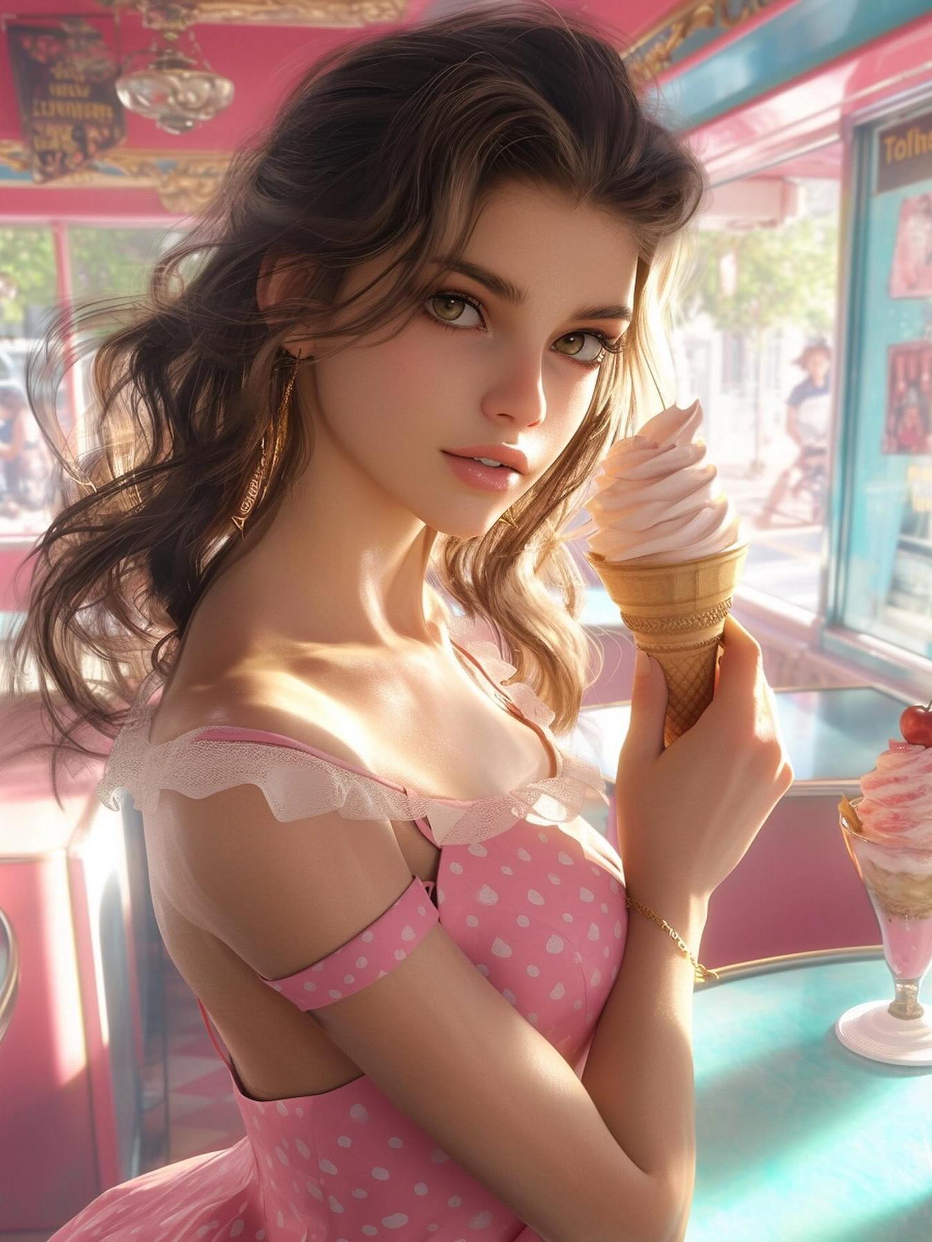 Beautiful Girl | Diamond Painting