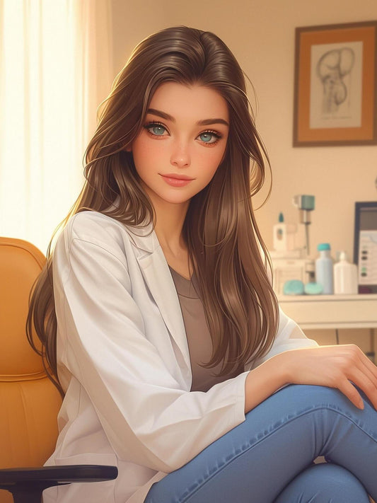 Beautiful Girl | Diamond Painting