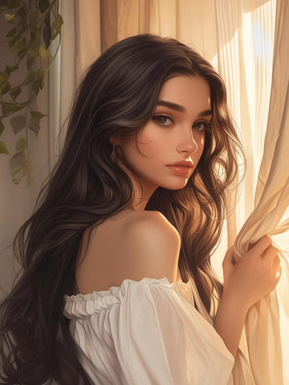 Beautiful Girl | Diamond Painting