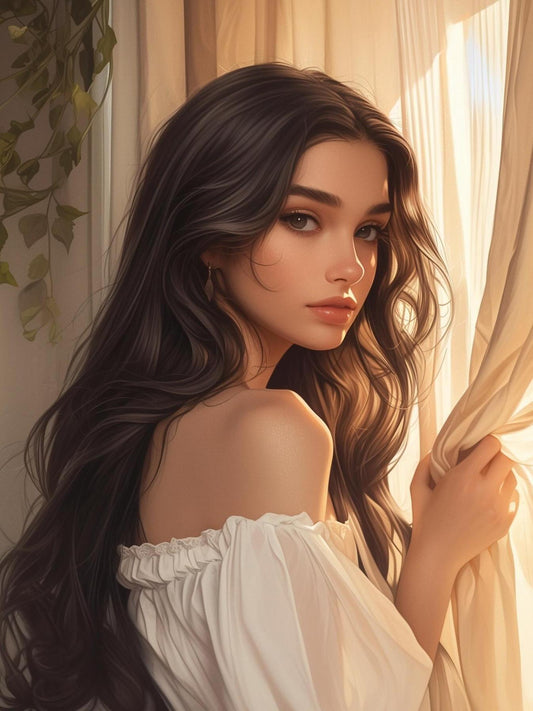 Beautiful Girl | Diamond Painting