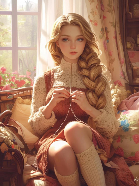 Beautiful Girl | Diamond Painting